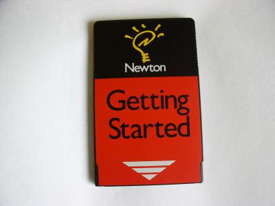 'Getting Started' PCMCIA card for the Apple Newton