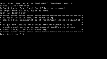 Archlinux Root
