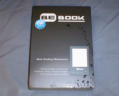 The BeBook eBook Reader Packaging